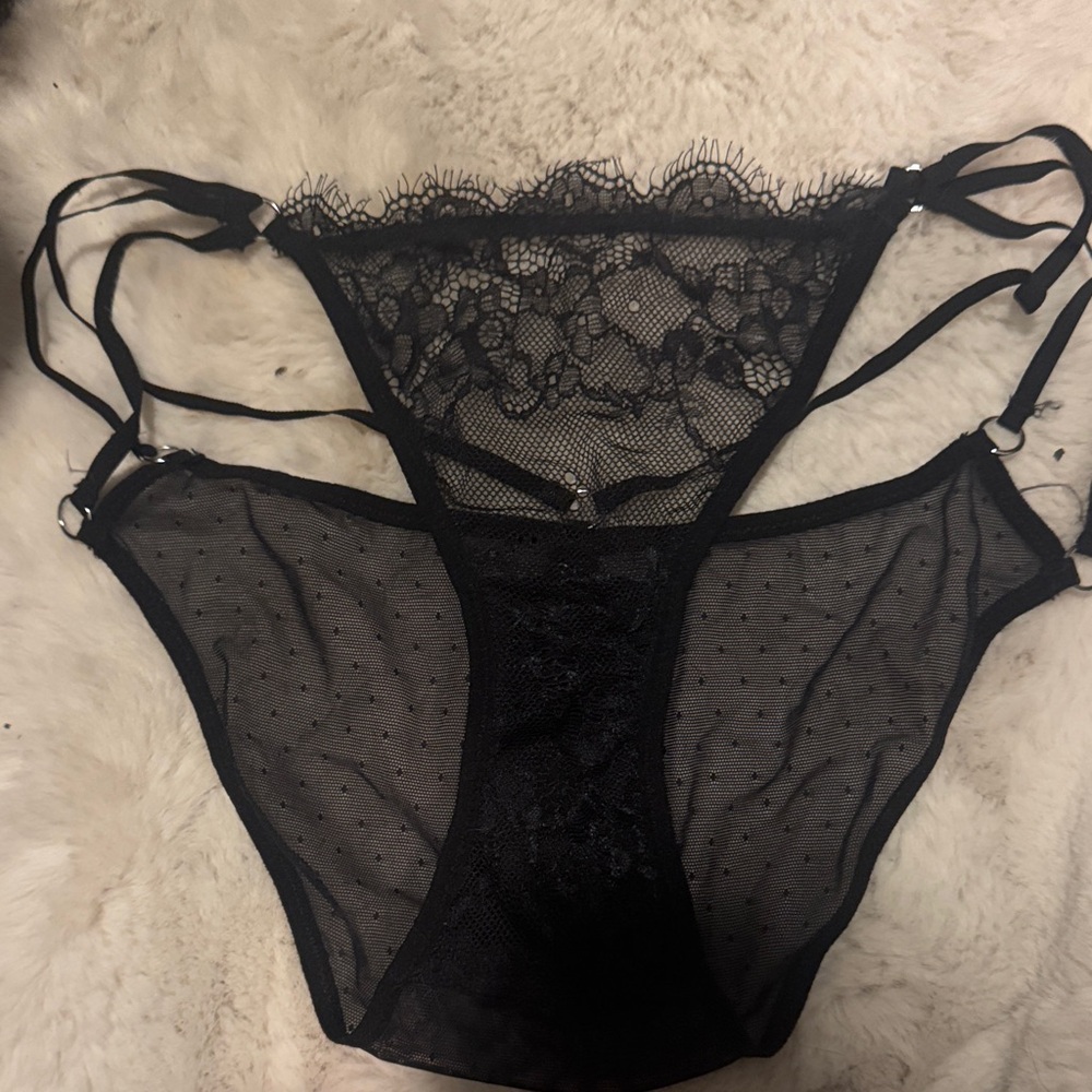 Thistle and Spire Black Lace Panties - Picture 2 of 4